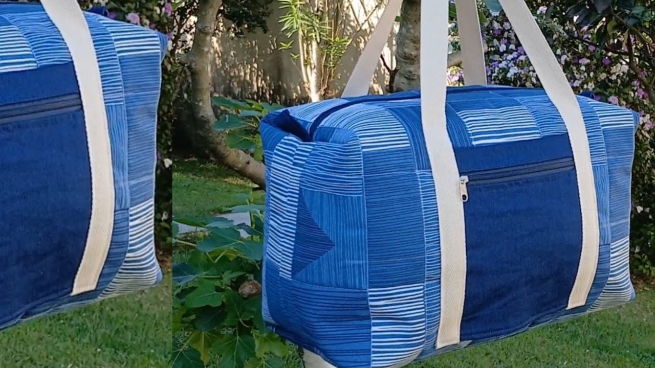 Bolsa para viagem muito fáci de fazer l e rápido. 🚶‍♀️🚶‍♀️