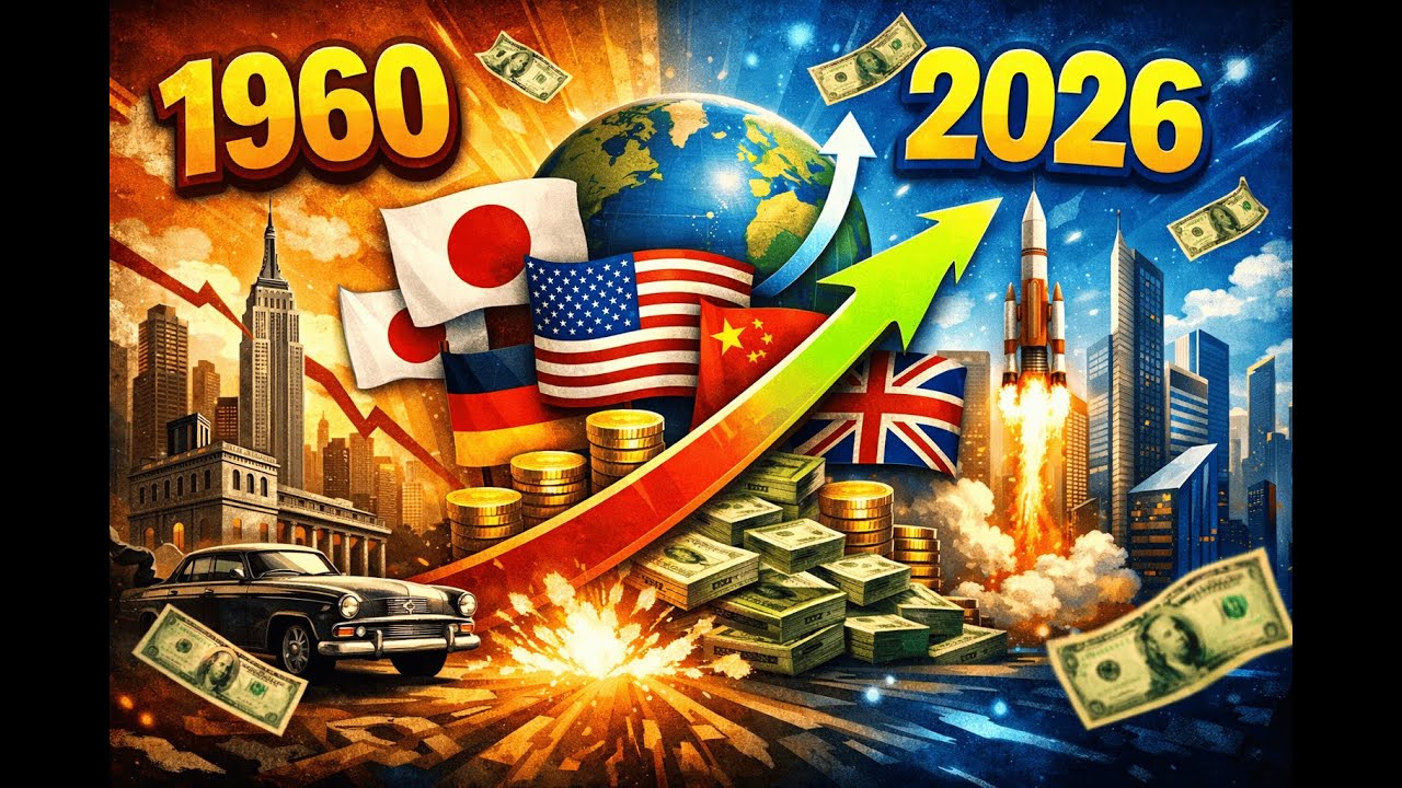 Top 10 biggest economies 1960-2026