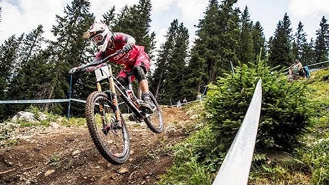 Can You Guess the Speed of Greg Minnaar? | UCI MTB World Cup Lenzerheide, Switzerland winning run