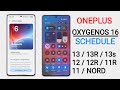 Oneplus OxygenOS 16 Update - Tracker & Schedule🔥 Oneplus New Update Android 16