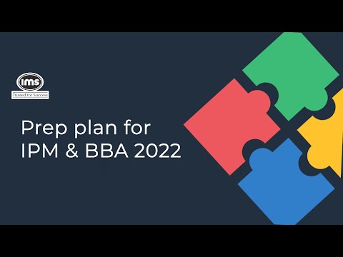 Prep Plan for IPM & BBA 2022 | IMS