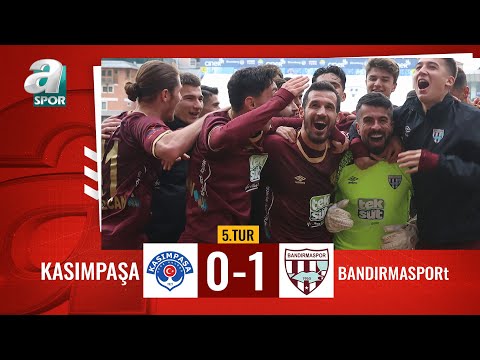 Kasımpaşa 0-1 Bandırmaspor (Ziraat Türkiye Kupası 5. Tur Maçı) / A Spor / 16.01.2024