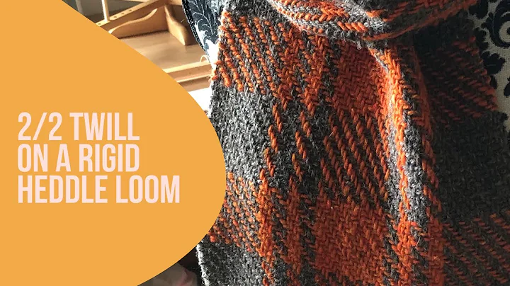 2/2 twill on a rigid heddle loom || 3 heddle adventures