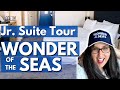 Wonder of the Seas Junior Suite Stateroom Tour 11630