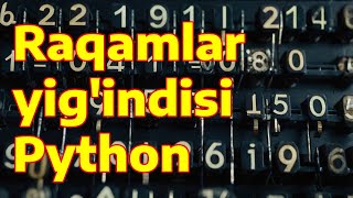 Raqamlar yig'indisi. Python. Robocontest N0367