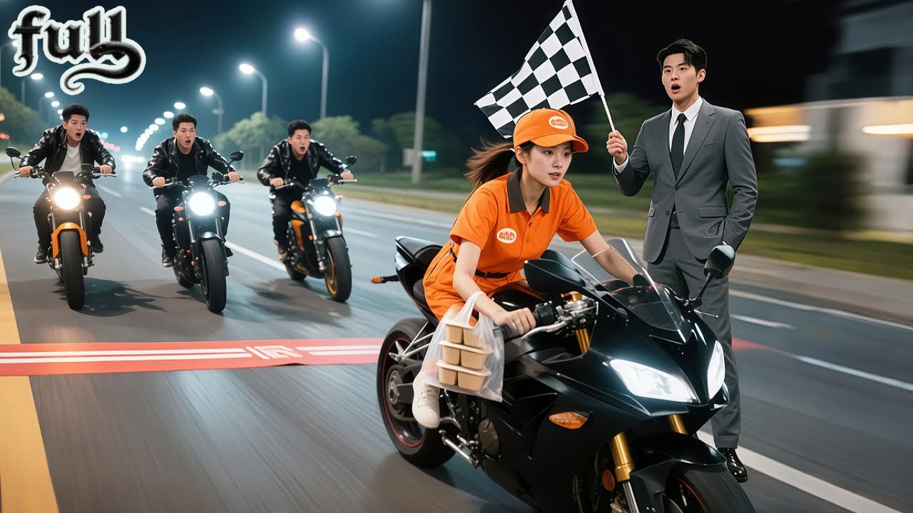 No Racer Beat CEO's Challenge! Until A Delivery Girl Walk In &Reach Finish Line In 3 Sec! Shock All!