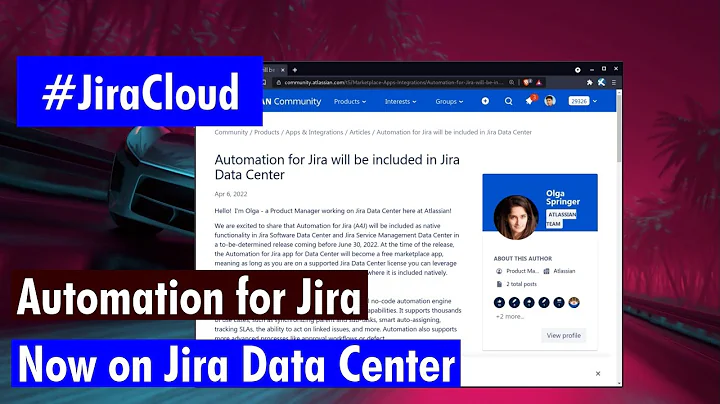 Jira Cloud Automation - Now on Data Center!!!