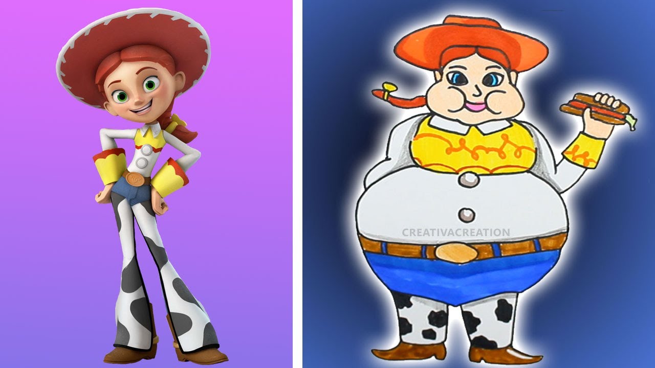 Toy Story 4 Characters As Fat Version 😄😄😄 Youtube