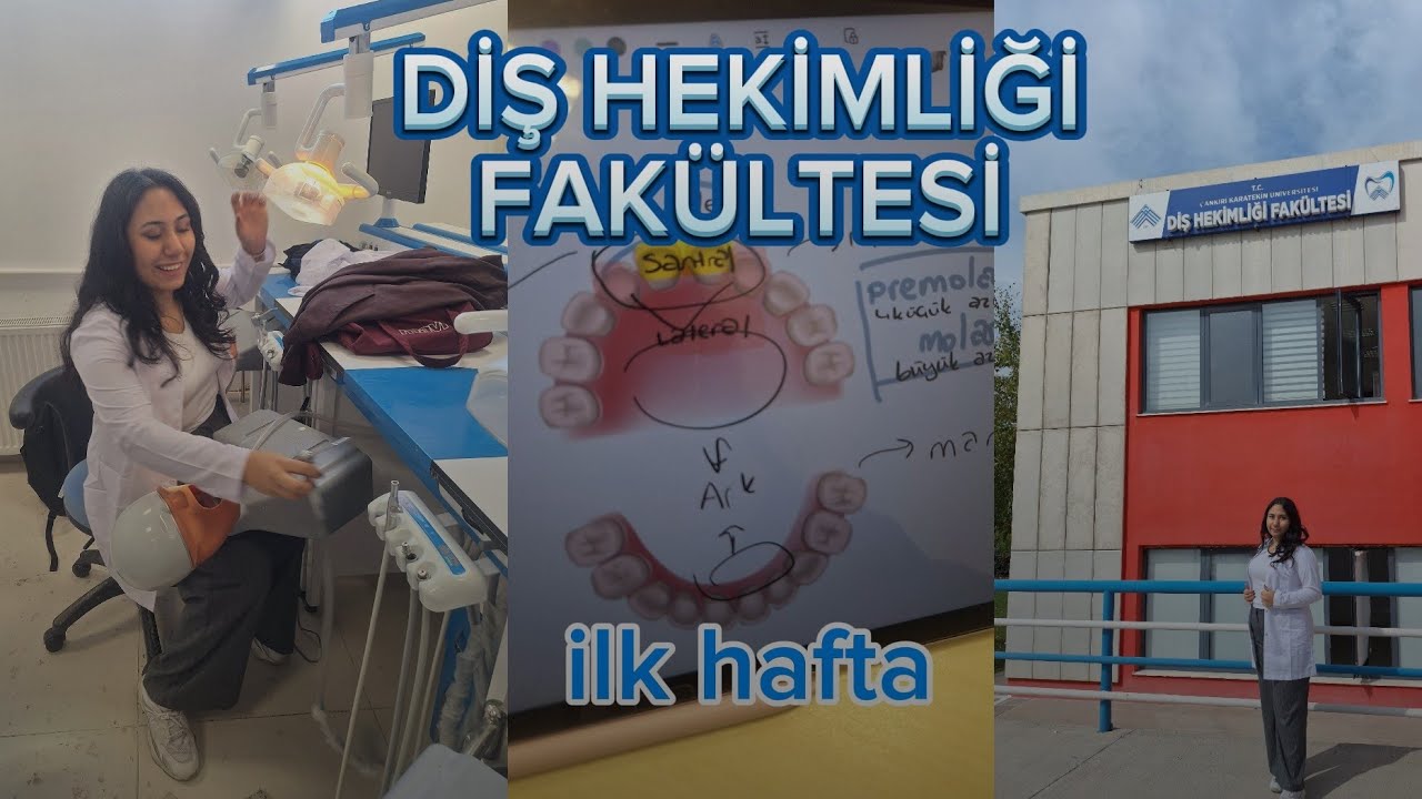 🦷DİŞ HEKİMLİĞİ FAKÜLTESİNDE İLK HAFTA🦷 / oryantasyonumsu~ kyk,çankırı ve üniversite deneyimlerim 🥴