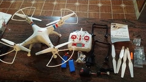 Syma x8w Quadcopter Drone with WIFI Camera flight test