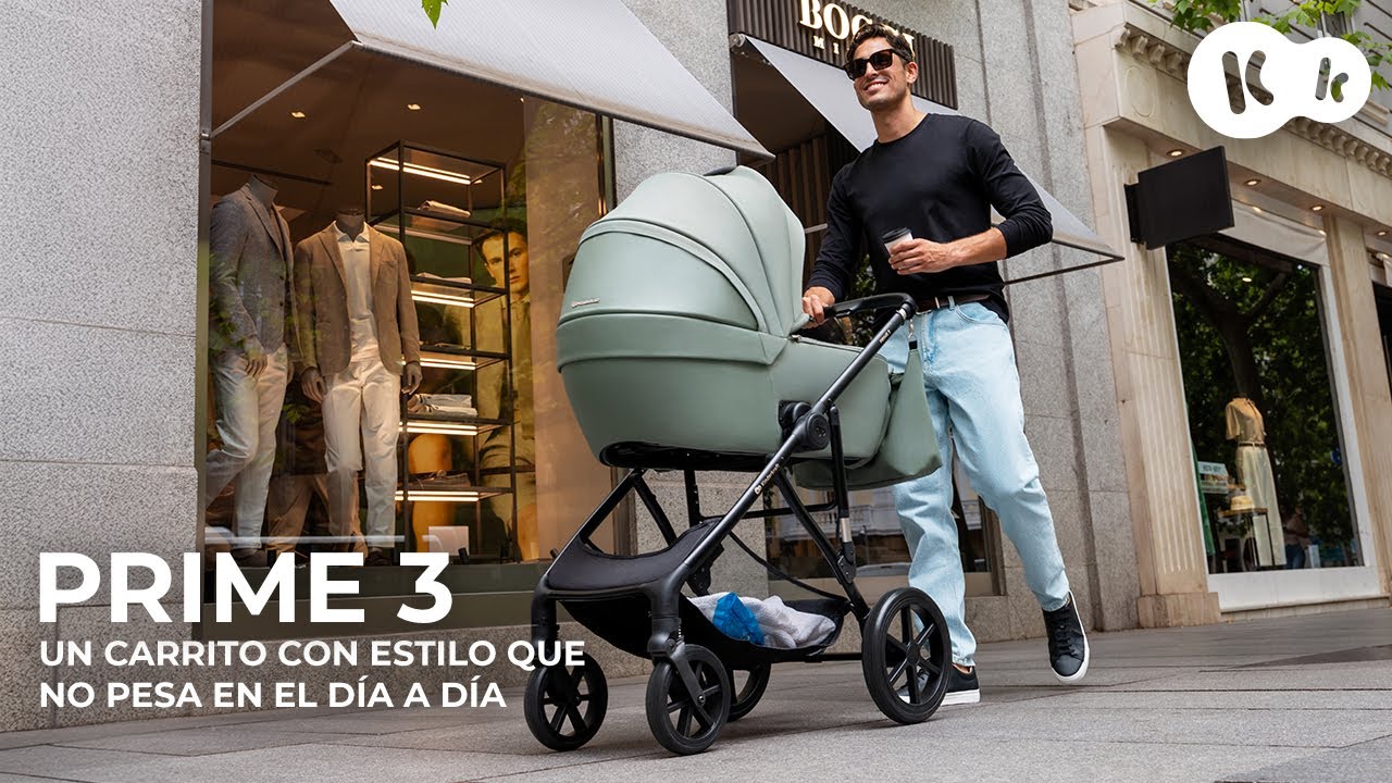 Kinderkraft PRIME 3 – ligero, con estilo y listo para el día a día cochecito 3 en 1