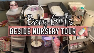 Baby Girl’s Bedside Nursery Organization + Tour | Taylar Madee