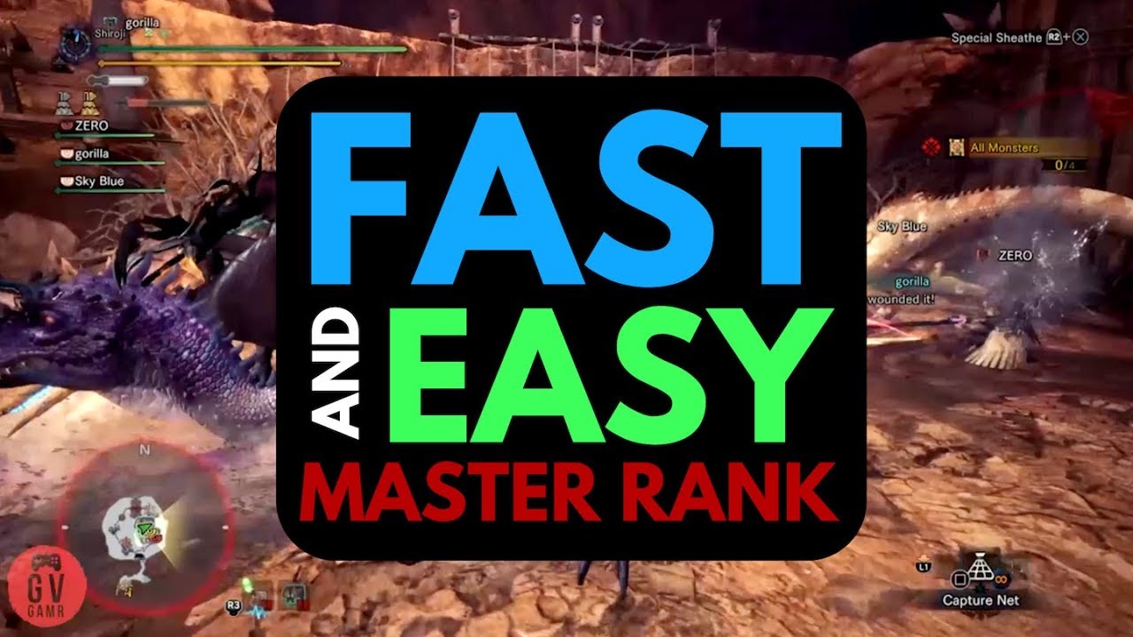 MHW Iceborne Fast and Easy Master Rank (Full Gameplay)