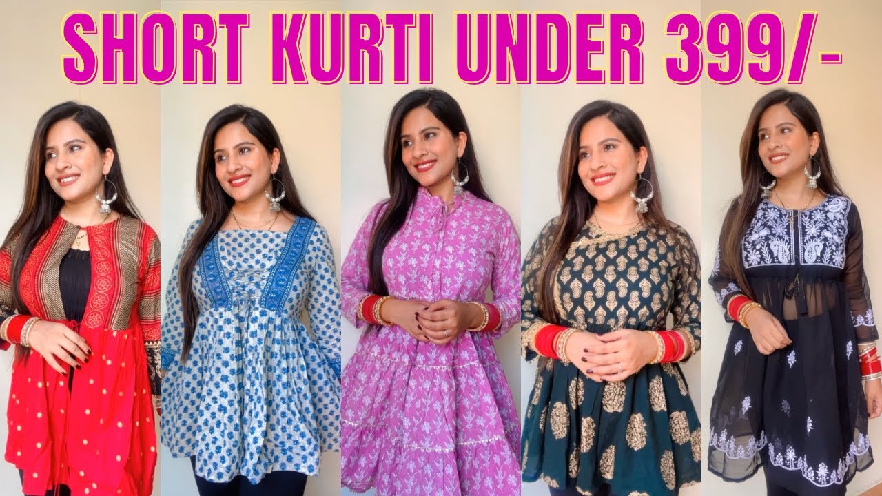 Turn Up Your Style Quotient with These 8 Short Kurtis Paired with Jeans +  Footwear Recommendations and More! (2020)