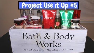 Project USE IT UP Bath and Body Works #5 | Rolling Bath and Body Works Project Pan | Shrink My Stash
