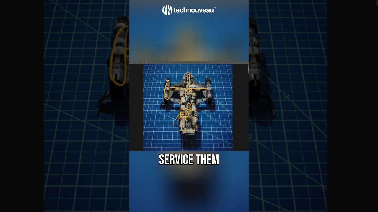 Spaceship Design: Radar Domes, Chrome, and Engine Secrets! #shorts