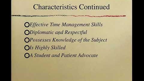 Platinum Planner Preceptor Training   Chapter 1 The Preceptor