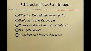 Platinum Planner Preceptor Training   Chapter 1 The Preceptor