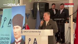 Anahtar Parti Gemlik’te Sahaya İndi: “Türkiye’nin Kilitli Kapılarını Millet Açacak”