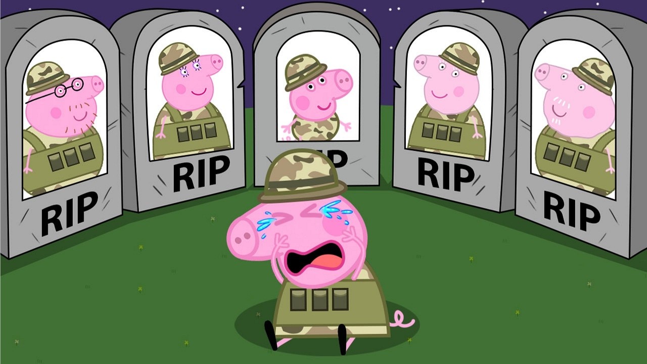 Peppa's Military Family, Please Wake Up Everyone | Peppa Pig Funny Animation