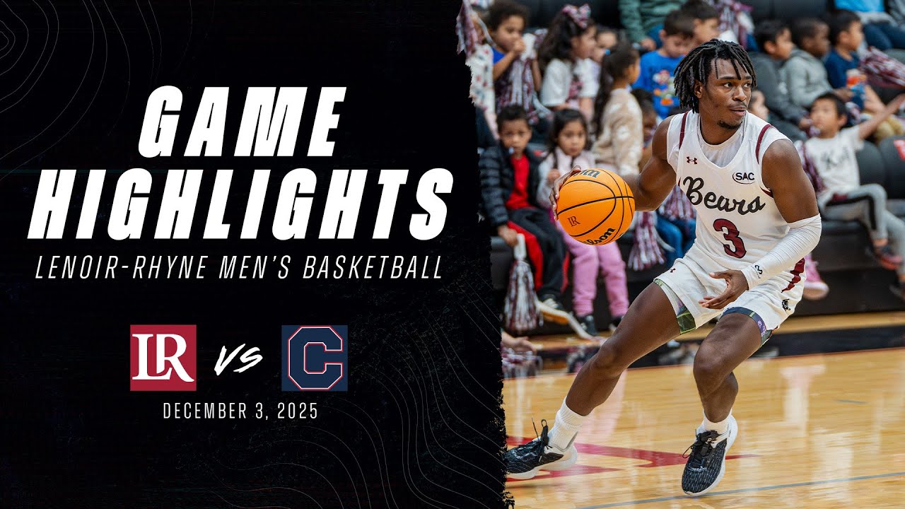 Game Highlights: Lenoir-Rhyne Men's Basketball vs. Catawba