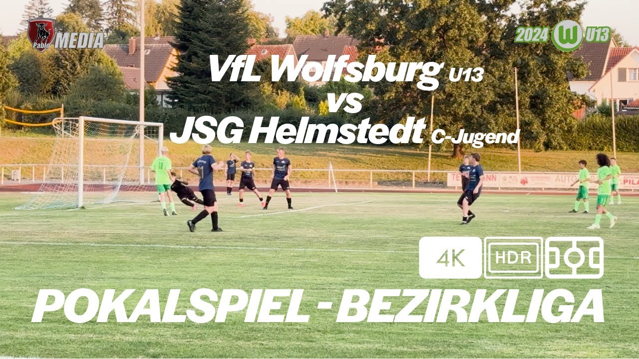 VfL Wolfsburg U13 vs JSG Helmstedt C Junioren (28-08-2024) Pokalspiel Bezirksliga