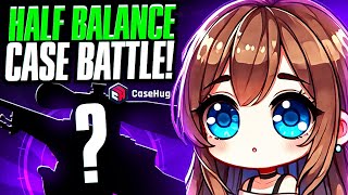 I PUT HALF OF MY BALANCE INTO ONE CASE BATTLE!! ( Casehug Promo Code 2025 )