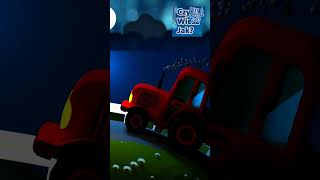 Tractor for kids with farm animals at night #shorts