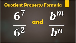 Quotient Property Exponents! 🔥 The Trick to Divide Powers