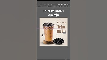 Thiết kế poster nhanh siêu đơn giản #thietkedohoa #coffee #cafe #food #matcha #logo #tea