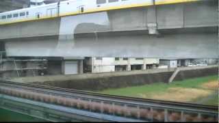 東北本線 583系 新幹線リレー号 車窓1 仙台→白石