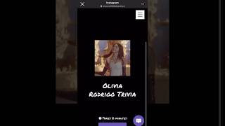 how BIG of a Livie are you??? | Olivia Rodrigo Trivia #oliviarodrigo #livies
