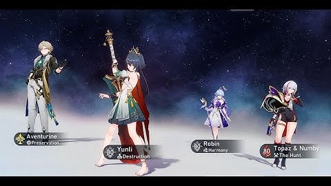 Honkai: Star Rail - MOC 12 - 2nd Half - Yunli E0S0 Full FUA team