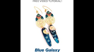 PolyPediaOnline FREE Tutorial - Micro Macrame earring using polymer clay beads - INKredible Macrame