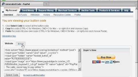 How To Add Paypal Order Buttons To Your Website - Internet Marketing Video Tutorials