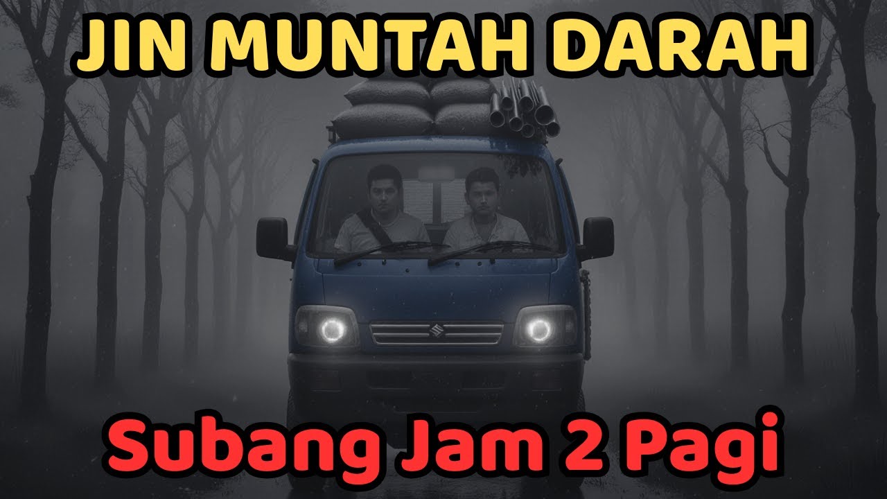 Lewat Jalan Alternatif Subang Jam 2 Pagi, JIN MUNTAH DARAH DI DEPAN MOBIL!! – Kisah Mistis