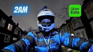 Starting my UberEats Shift at Midnight! Rider POV