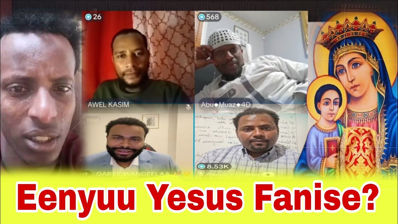 enyuu yesus kiristoos fanise? ustaz awel kasim fi ustaz abu'muaz kiristanoota walin 