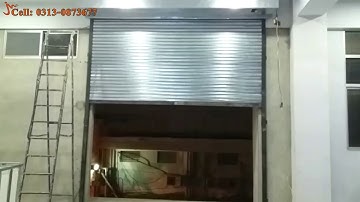 Galvanized Electric Rolling Shutter I Karachi - Pakistan I MobZee Interiors