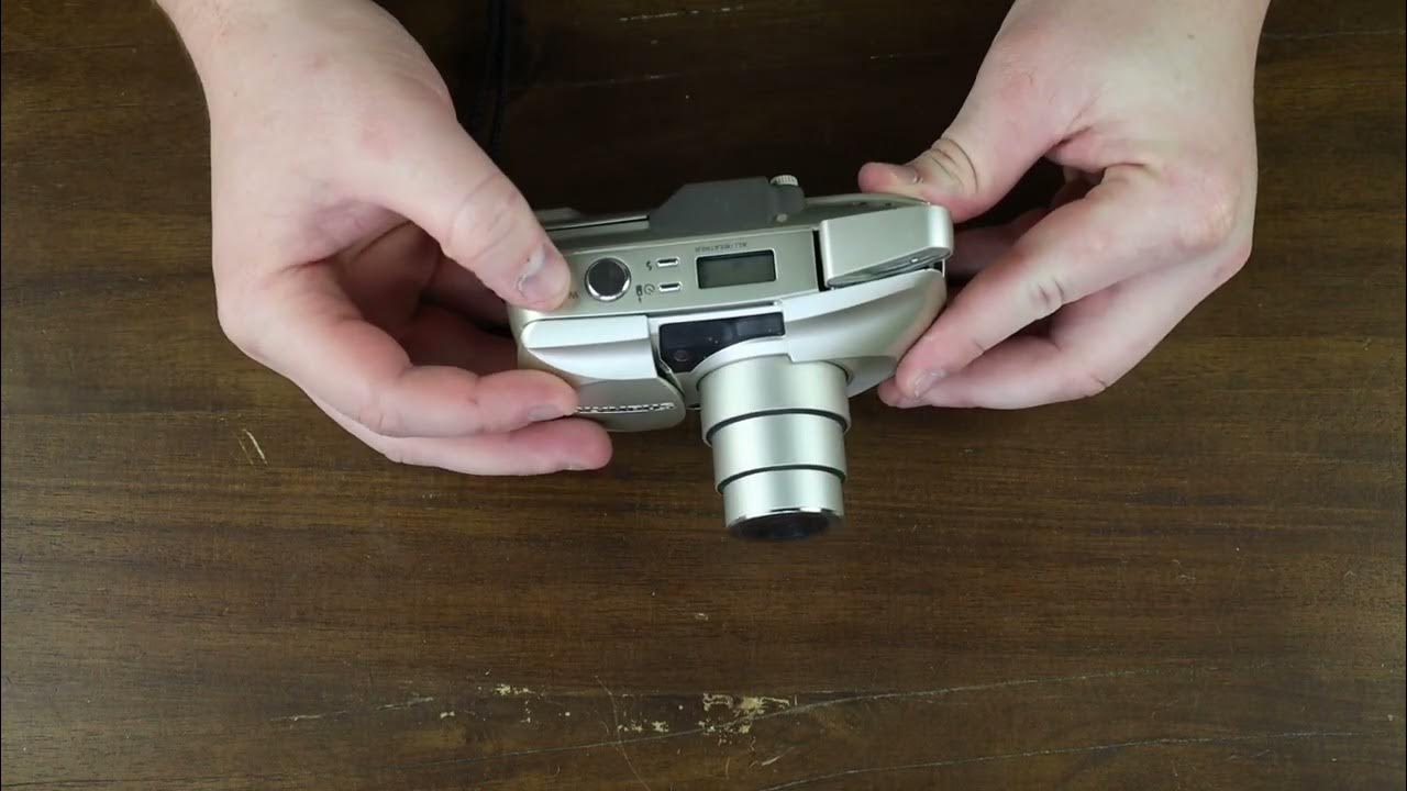 Olympus Stylus Epic Zoom 170 35mm Point and Shoot How to Load Film