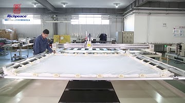 Single needle quilting machne with automatic frame changer