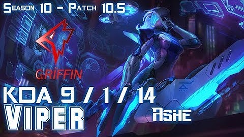 GRF Viper ASHE vs MISS FORTUNE ADC - Patch 10.5 KR Ranked