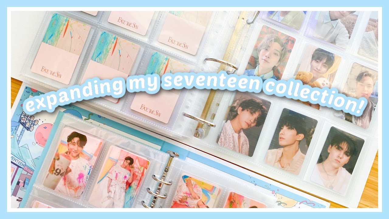 BINDER UPDATE: COLLECTING A THIRD SEVENTEEN MEMBER + REORGANIZING MY COLLECTION