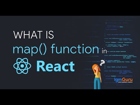 What is Map Function in React | React Tutorial for Beginners | React Course [Updated 2026] - igmGuru