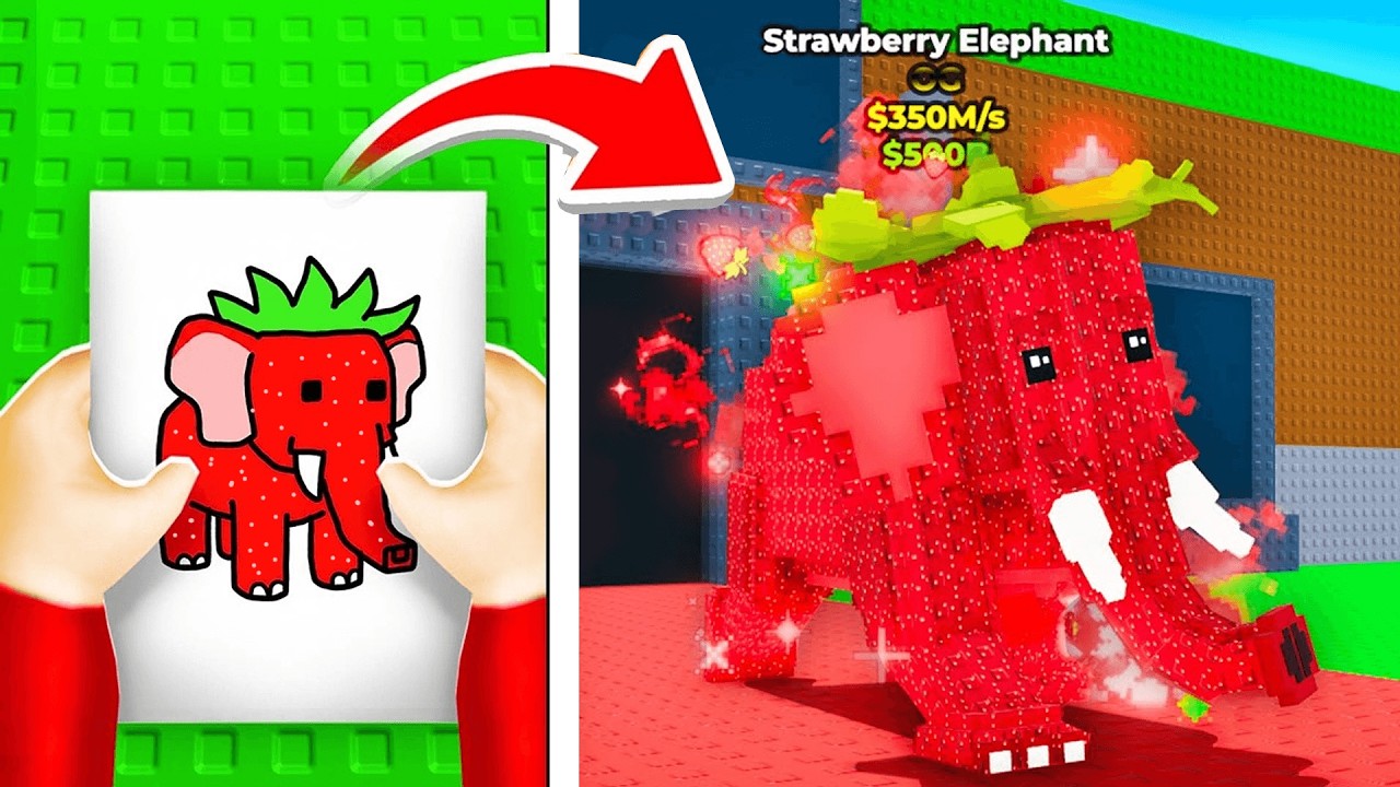 Steal A Brainrot, Aber Alles was ich Male wird Echt! 😲