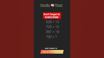 IQ Test For Genius Only - How Smart Are You? #IQ #shorts