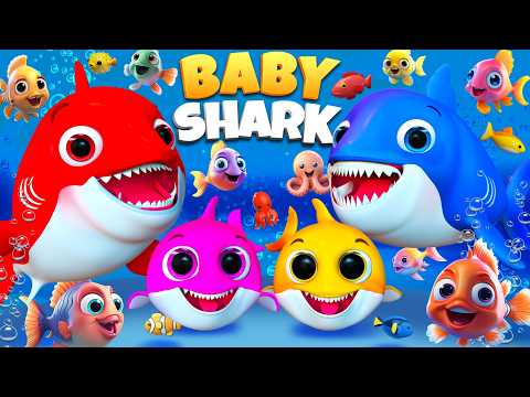 Baby Shark's Colorful Ocean - Coco Cartoon Nursery Rhymes #babyshark #cococartoon #kidssongs