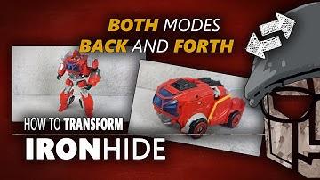 Transformers Studio Series 84 Ironhide Transformation (Hasbro Deluxe Class)