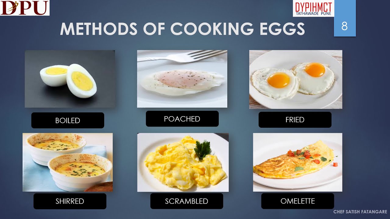 Food Production - Egg Cookery - YouTube