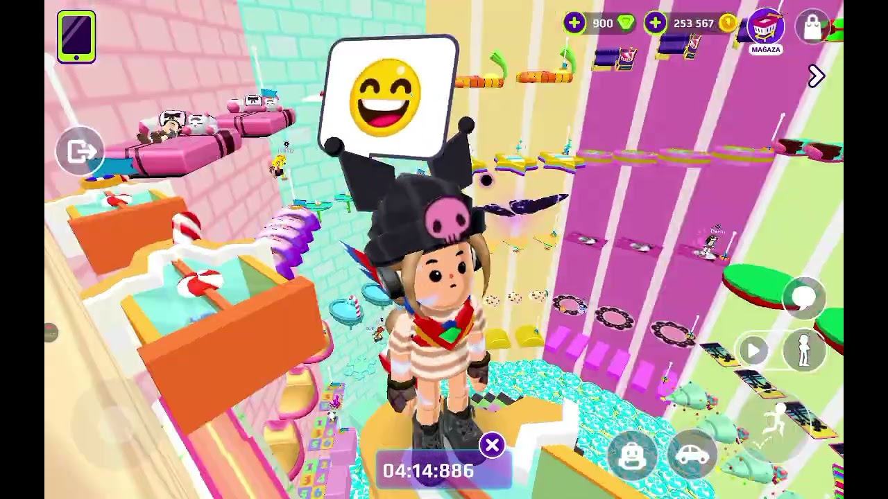 Kankam ile parkur yaptık!♥️ama kankam en sevmediğim parkuru açtı/BeyzaTVveMelekTV 